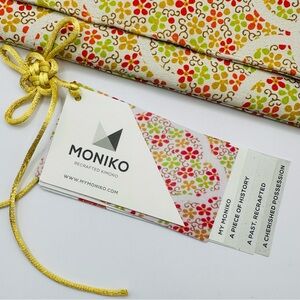 Handmade silk wristlet